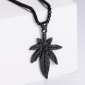 Jewelry wholesale Hot Sale Leaves Cast Pendant Square Pearl Chain Viking Necklaces