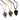 Jewelry wholesale Hot Sale Skull Casting Pendant Square Pearl Chain Necklaces