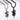 Jewelry wholesale Hot Sale Snake Wrapped Around Pendant Square Pearl Chain Necklaces
