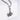 Jewelry wholesale Wholesale Axe Shape Cast Pendant Square Pearl Chain Necklace