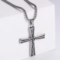 Jewelry wholesale Wholesale Cross Cast Pendant Square Pearl Box Chain Necklaces