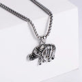 Jewelry wholesale Wholesale Elephant Cast Pendant For Necklaces Square Pearl Chain Necklaces