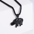 Jewelry wholesale Wholesale Elephant Cast Pendant For Necklaces Square Pearl Chain Necklaces