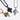 Jewelry wholesale Wholesale Elephant Head Shape Pendant Square Pearl Chain Casting Necklace