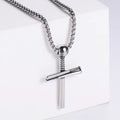 Jewelry wholesale Wholesale Helix Design Cross Shape Square Pearl Box Chain Necklaces