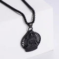 Jewelry wholesale Wholesale Maitreya Buddha Pendant Square Pearl Chain Casting Necklaces
