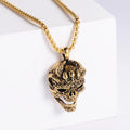 Jewelry wholesale Wholesale sale punk stainless steel skull 18K pendant necklace