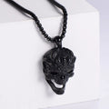 Jewelry wholesale Wholesale sale punk stainless steel skull 18K pendant necklace