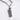 Jewelry wholesale Wholesale Skull Ghost Casting Pendant Square Pearl Chain Necklaces