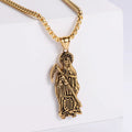 Jewelry wholesale Wholesale Skull Ghost Casting Pendant Square Pearl Chain Necklaces