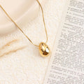 Jewelry wholesale Explosive Vintage Pearl Stone Heart Pendant Necklace