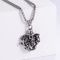 Jewelry wholesale Punk Stainless Steel Fine Jewelry Joker Ghost Skull Pendant Necklace