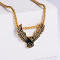 Jewelry wholesale Wholesale Stainless Steel Jewelry PVD Eagle Pendants Necklaces