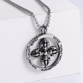 Jewelry wholesale Hip Hop Stainless Steel Fine Jewelry Geometric Cross Pendants Necklace