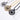 Jewelry wholesale Wholesale Asterism Star Cast Pendant Square Pearl Chain Necklaces