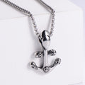 Jewelry wholesale Explosive Cast Skull Anchor Pendant Necklace