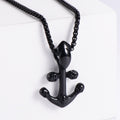 Jewelry wholesale Explosive Cast Skull Anchor Pendant Necklace