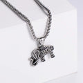 Jewelry wholesale Hot Sale Floral Designs Elephant Shape Square Pearl Chain Necklaces