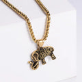 Jewelry wholesale Hot Sale Floral Designs Elephant Shape Square Pearl Chain Necklaces