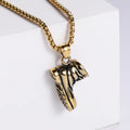 Jewelry wholesale Hot Sale Shoes Casting Pendant Square Pearl Chain Fashion Necklaces
