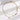 Jewelry wholesale Hot Sale Zircon Double Layer Oval Chain Rectangle Link Chains Necklace