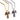 Jewelry wholesale Wholesale Deity Angle Casting Pendant Square Pearl Chain Necklaces