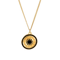 Jewelry wholesale Wholesale Round Black Roman Numerals Pendant Link Chain Necklaces