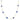Jewelry wholesale Classic Design 18K Gold Plated Flower Pendants Necklace