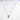 Jewelry wholesale Hot Sale Zircon Crystal Round Ring Pendant Necklace