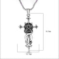 Jewelry wholesale Hot Gothic Cross Star of David Sect Religion Necklace