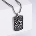 Jewelry wholesale Wholesale Hexagram Geometric Shape Pendant Low Stock Necklaces