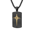 Jewelry wholesale Hot Sale Stainless Steel Zircon Astral Star Geometric Pattern Pendant