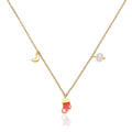 Jewelry wholesale New Arrival Charm Jewelry Pearl Moon Christmas Pendant Necklace