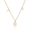 Jewelry wholesale New Arrival Charm Jewelry Pearl Moon Christmas Pendant Necklace