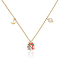Jewelry wholesale New Arrival Charm Jewelry Pearl Moon Christmas Pendant Necklace