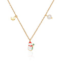 Jewelry wholesale New Arrival Charm Jewelry Pearl Moon Christmas Pendant Necklace