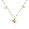 Jewelry wholesale New Arrival Charm Jewelry Pearl Moon Christmas Pendant Necklace
