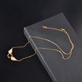 Jewelry wholesale Dainty Fashion Jewelry Colorful Zircon Angle Wings Pendant Necklace