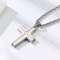 Hip Hop Trendy Geometric PVD Cross Pendant Stainless Steel Charms Pendants Unisex Fine Jewelry Necklaces Accessories WAN4 Jewelry