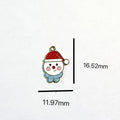 Jewelry wholesale 16PCS Wholesale Christmas Jewelry Charms Stainless Steel Charm Pendant