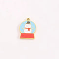 Jewelry wholesale 16PCS Wholesale Christmas Jewelry Charms Stainless Steel Charm Pendant