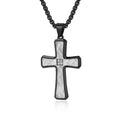 Jewelry wholesale Hot Sale Charm Pendants Stainless Steel Zircon Cross Pendant