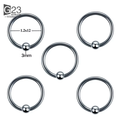 Unisex HIP HOP Style Classic Jewelry G23 Titanium Anti Allergy Nose Ear Lip Tongue Rings Piercing Eyebrow Stud Body Piercings WAN4 Jewelry