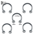 Unisex HIP HOP Style Classic Jewelry G23 Titanium Anti Allergy Nose Ear Lip Tongue Rings Piercing Eyebrow Stud Body Piercings WAN4 Jewelry