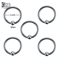 Unisex HIP HOP Style Classic Jewelry G23 Titanium Anti Allergy Nose Ear Lip Tongue Rings Piercing Eyebrow Stud Body Piercings WAN4 Jewelry