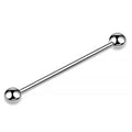 Unisex Titanium G23 Body Jewelry Classic Fashionable Ball-Shaped Lever External Thread Tongue Stud Ears and Lip Piercing WAN4 Jewelry