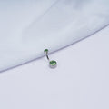 Wholesale Women's Titanium Zircon Belly Button Piercing Rings Hot Style CZ Belly Ring Barbell Navel Body Jewelry Piercings WAN4 Jewelry