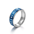 Jewelry wholesale Punk Stainless Steel Fine Jewelry Rotating Anxiety Rings