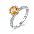 Jewelry wholesale Wholesale 925 Silver VVS D Round Cut Moissanite Wedding Promise Rings