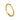 Jewelry wholesale Concise 18K Gold Plated Stainless Steel Geometric Couple Rings